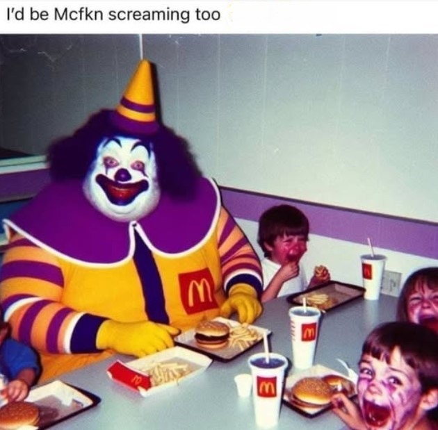Stop clowning around - meme