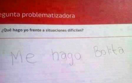 huir de mis problemas - meme
