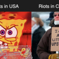 Riots in USA vs riots in Canada