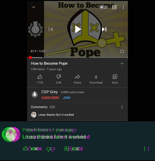 How to become Pope - meme
