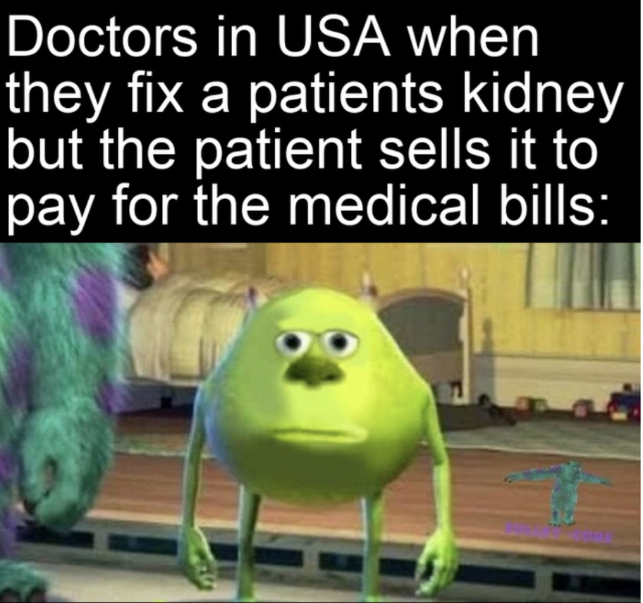 Lower medical bills - meme