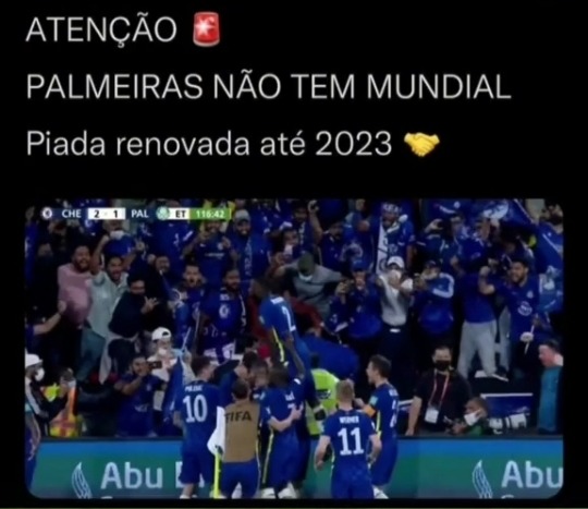 Parmeira n tem mundial kkkkkkkkkkk - meme