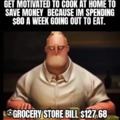 Grocery store bill