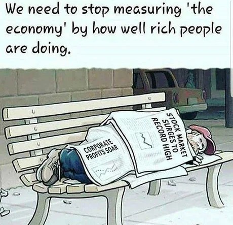 Measuring the economy - meme