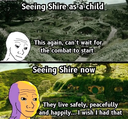 The shire is heaven - meme