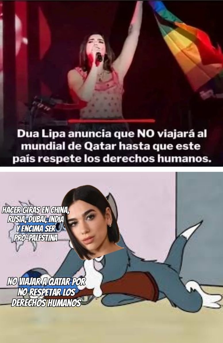 Cuándo se le conviene elige que países que no respeta los derechos humanos decide ir o apoyar - meme