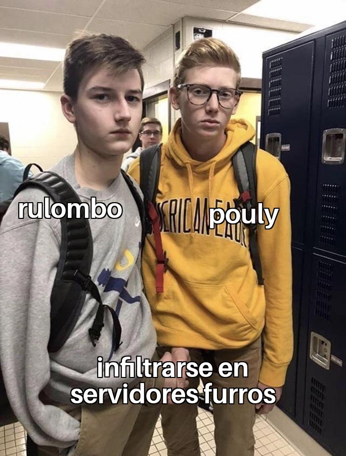 Rulombo y pouly - meme