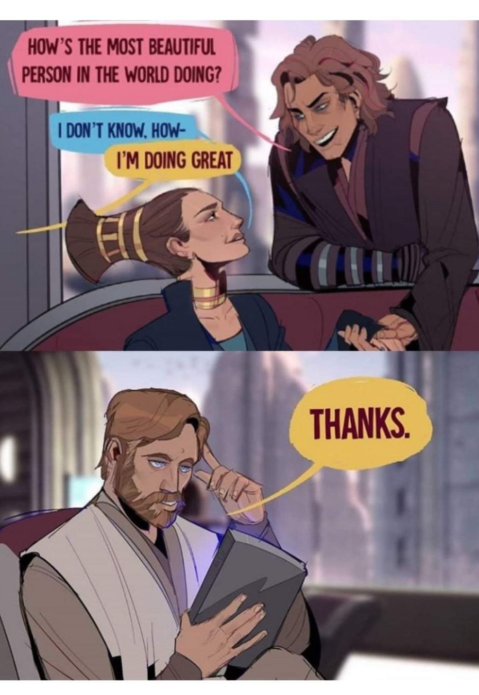 That's freaking Obi-Wan Kenobi - meme