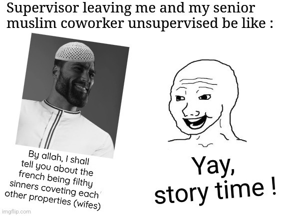 Once in a while we find common ground - meme