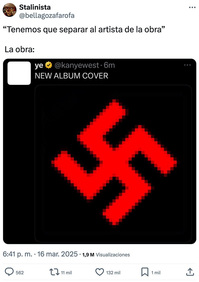 Portada del nuevo album de Kanye West - meme