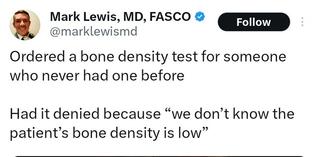Insurance: we need proof you need the test… that proves you need the test - meme