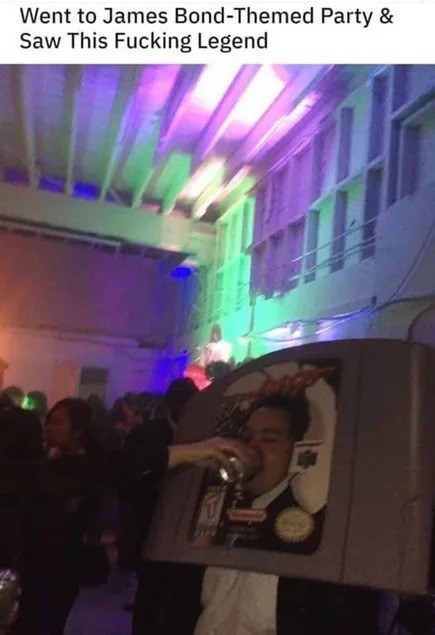 License to party: Bond style, but with more beer - meme
