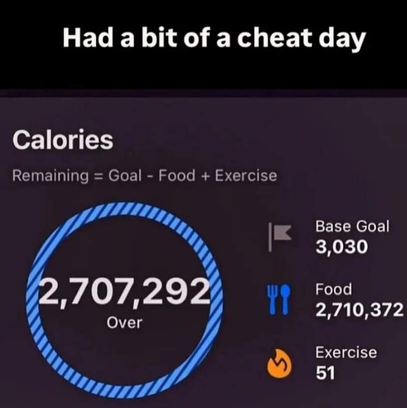 Dongs in a cheat meal - meme