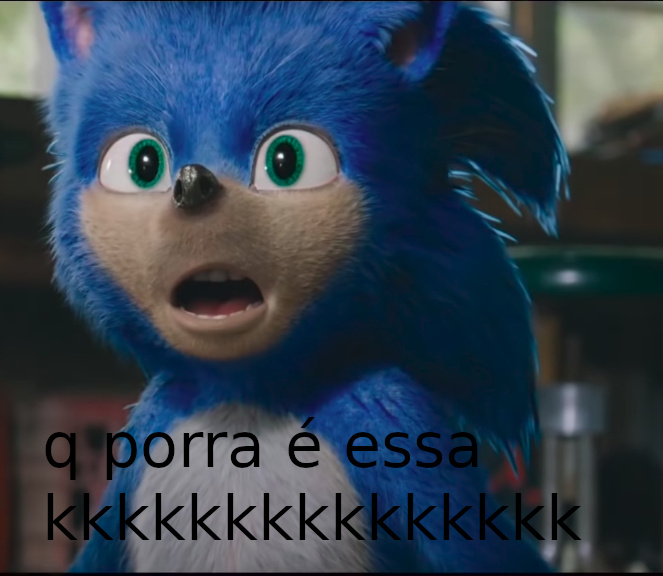 filme do sonic - meme