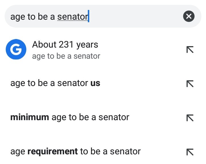 Damn, and I thought the president age minimum was high - meme