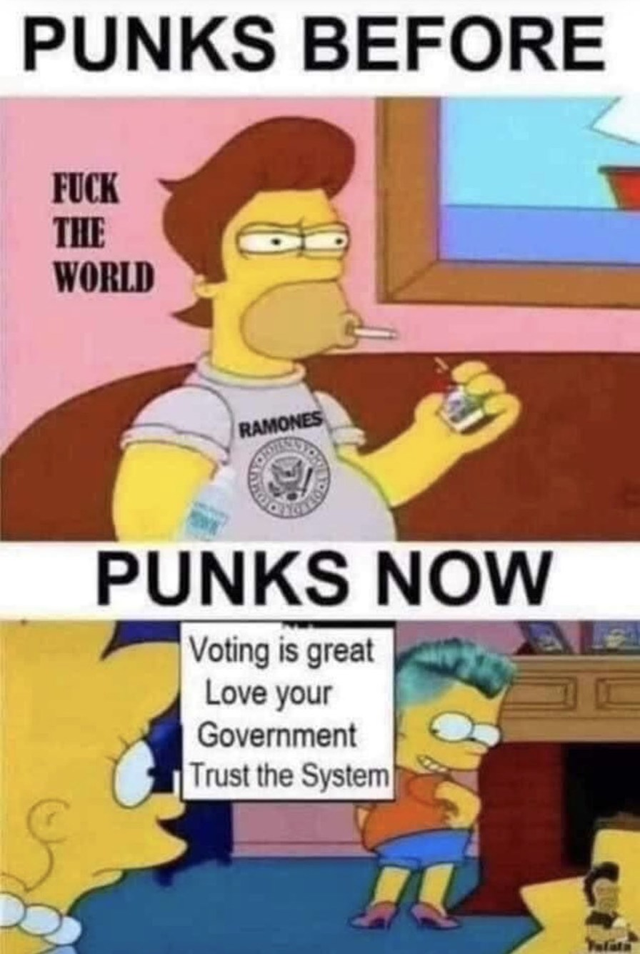 dongs in a punk - meme