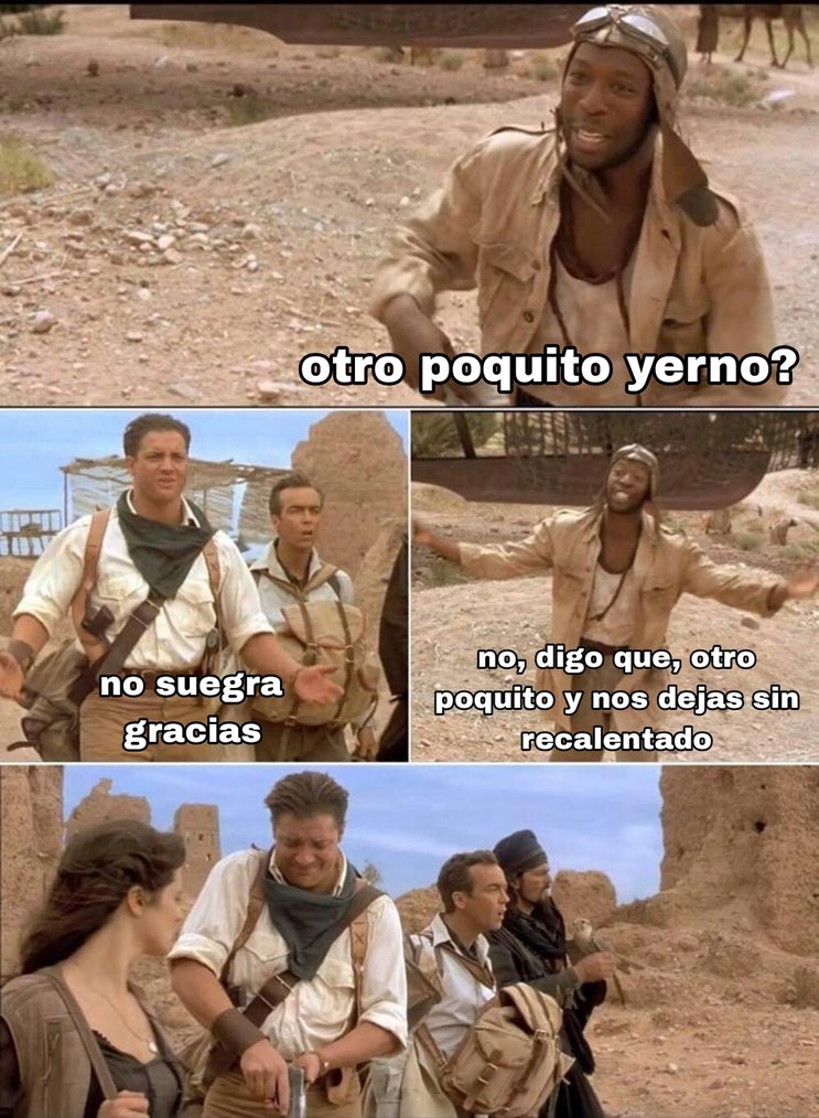 El recalentado - meme
