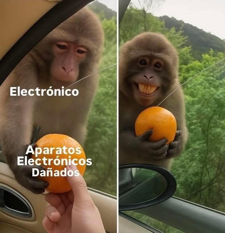 aparatos electrónicos dañados y la tristeza es real - meme