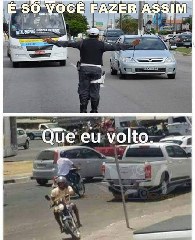 Título tá de moto - meme