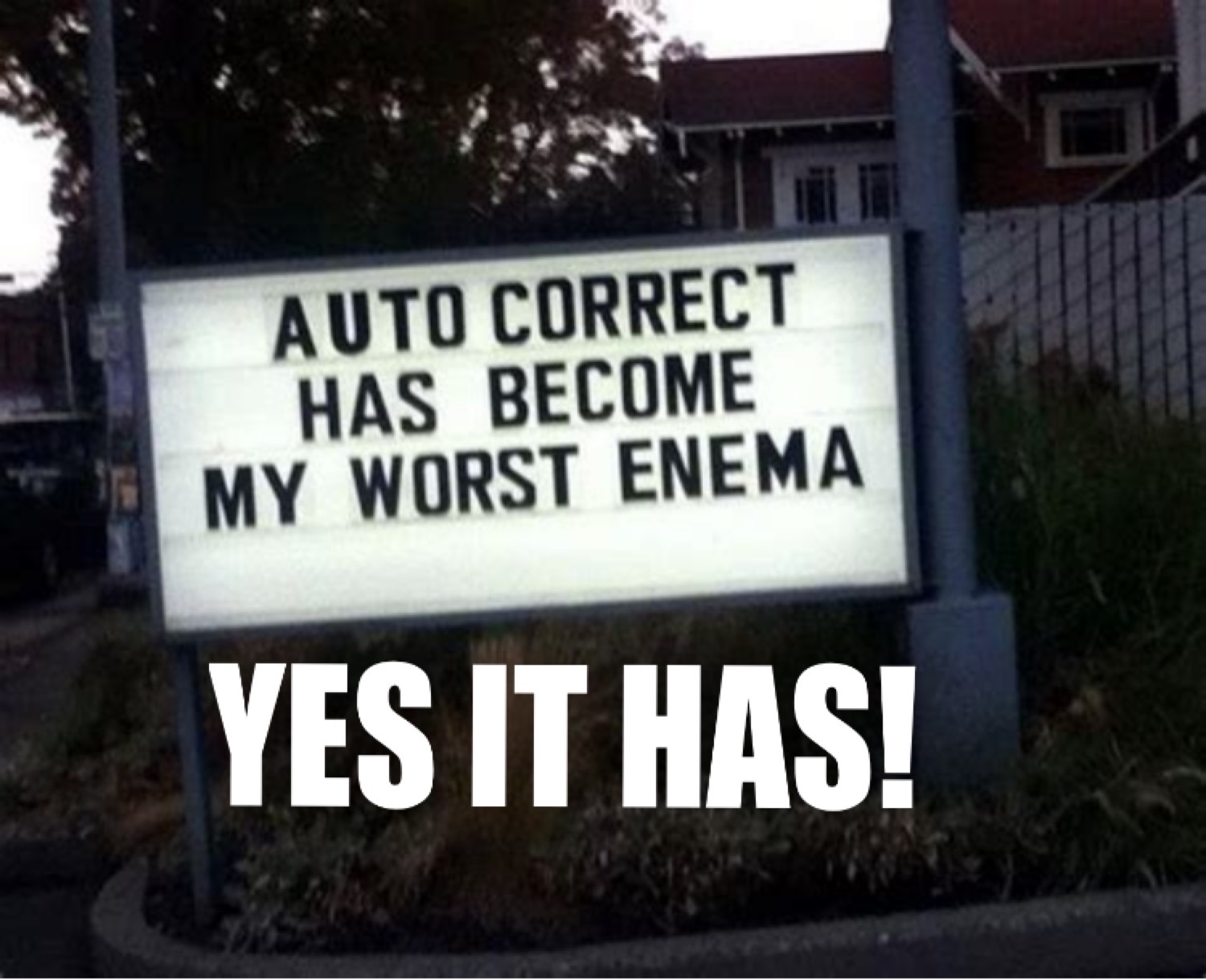 Auto Correct is controlled by tiny gremlin demons with a sick sense of humor! - meme