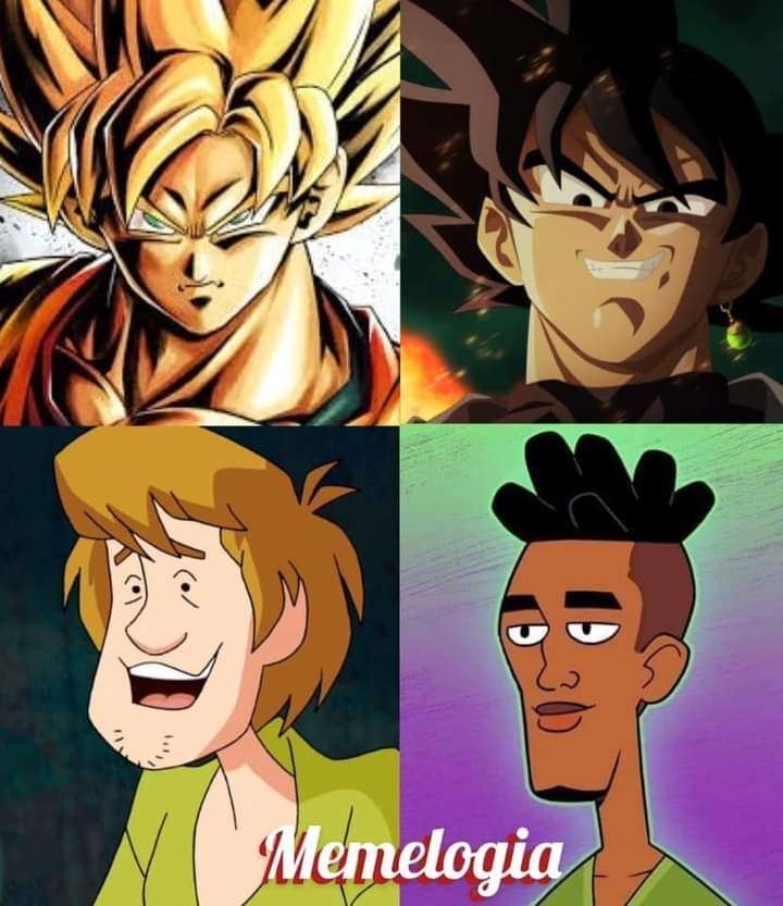 Goku, goku negro, shaggy, shigga - meme