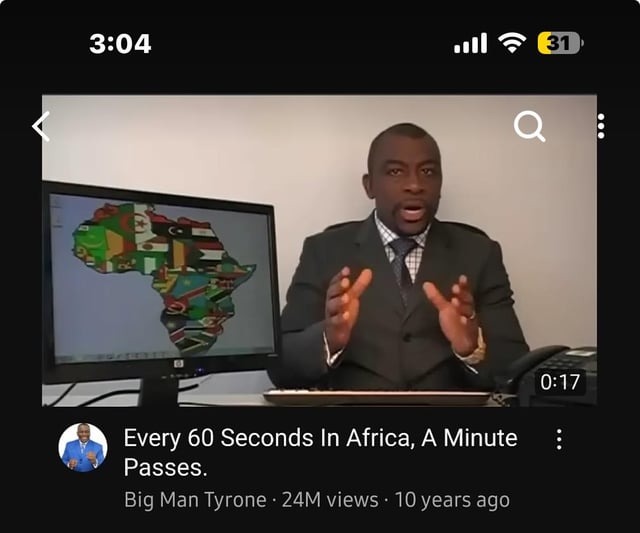Time in Africa - meme