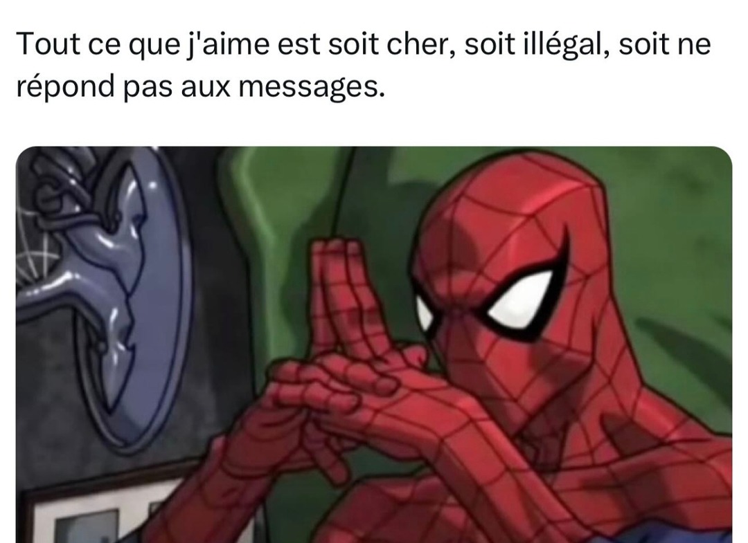 tout ce que j'aime est cher, interdit ou me ghoste - meme