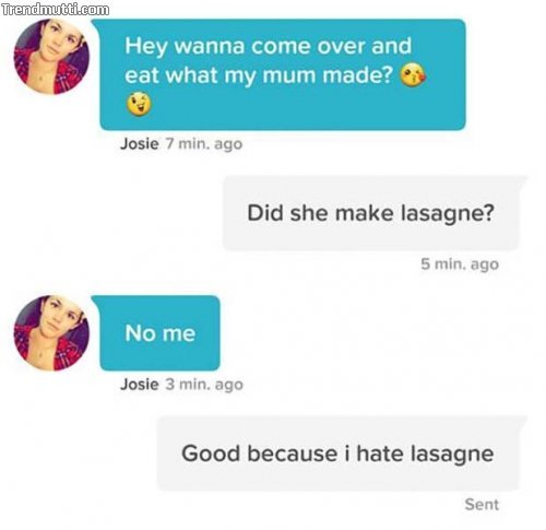 Fuck lasagne - meme