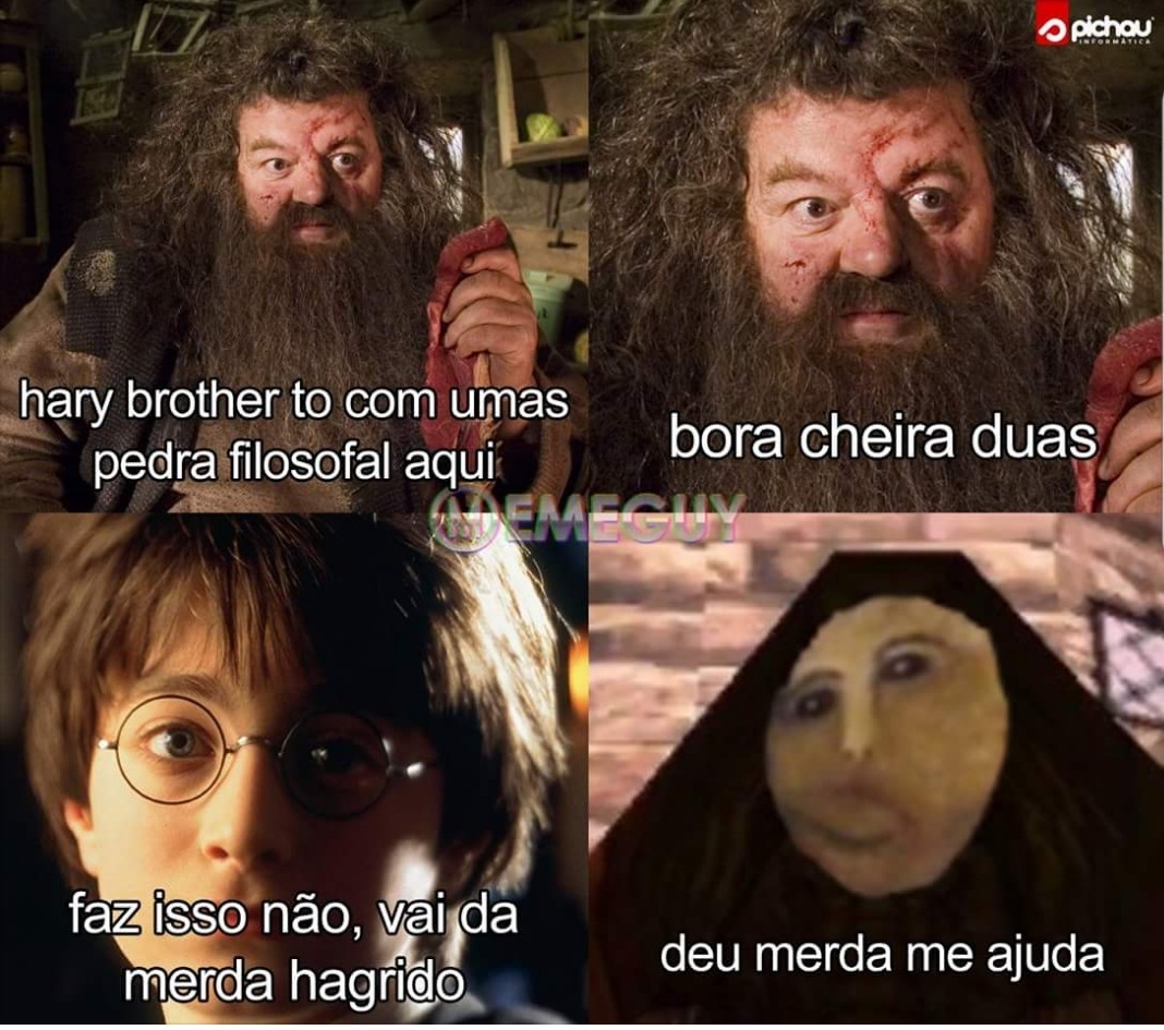 O bom de ser idiota é que a gente ri com pouca coisa - meme