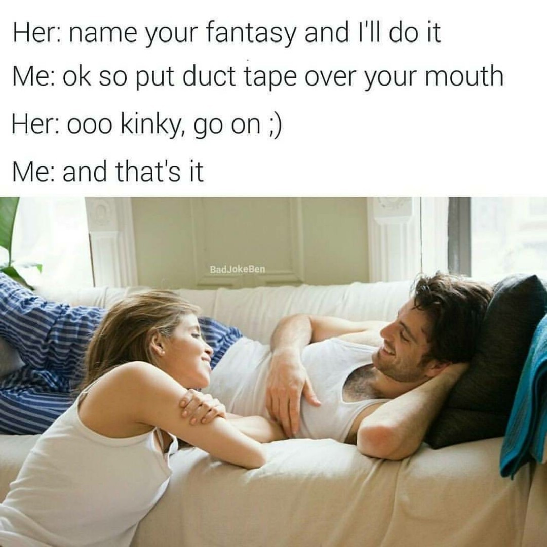 Comment something very kinky - meme