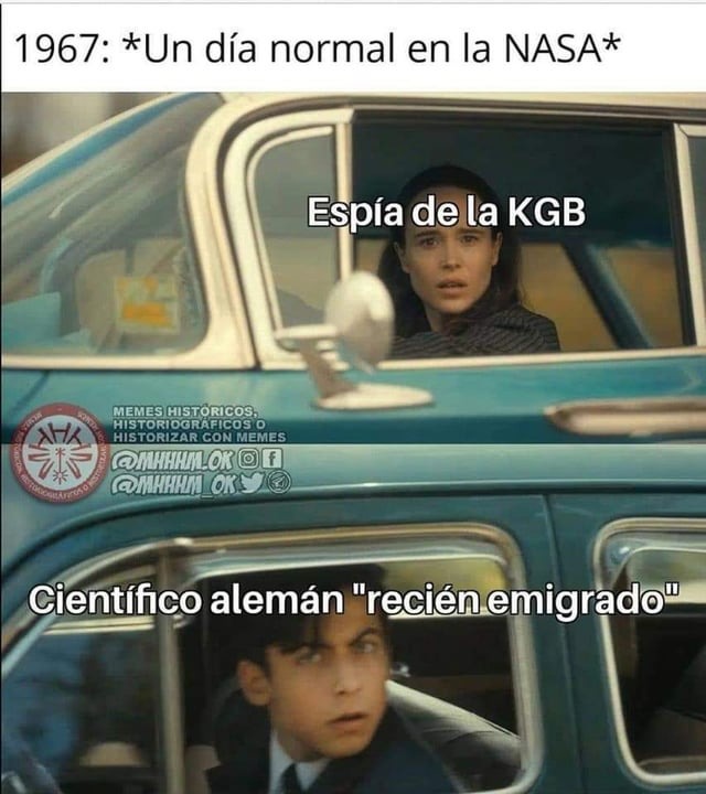 Día normal en la NASA de 1967 - meme