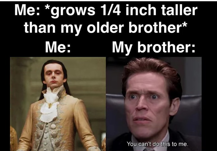 Someone who's taller than like 5'4 let me know how this feels LOL - meme