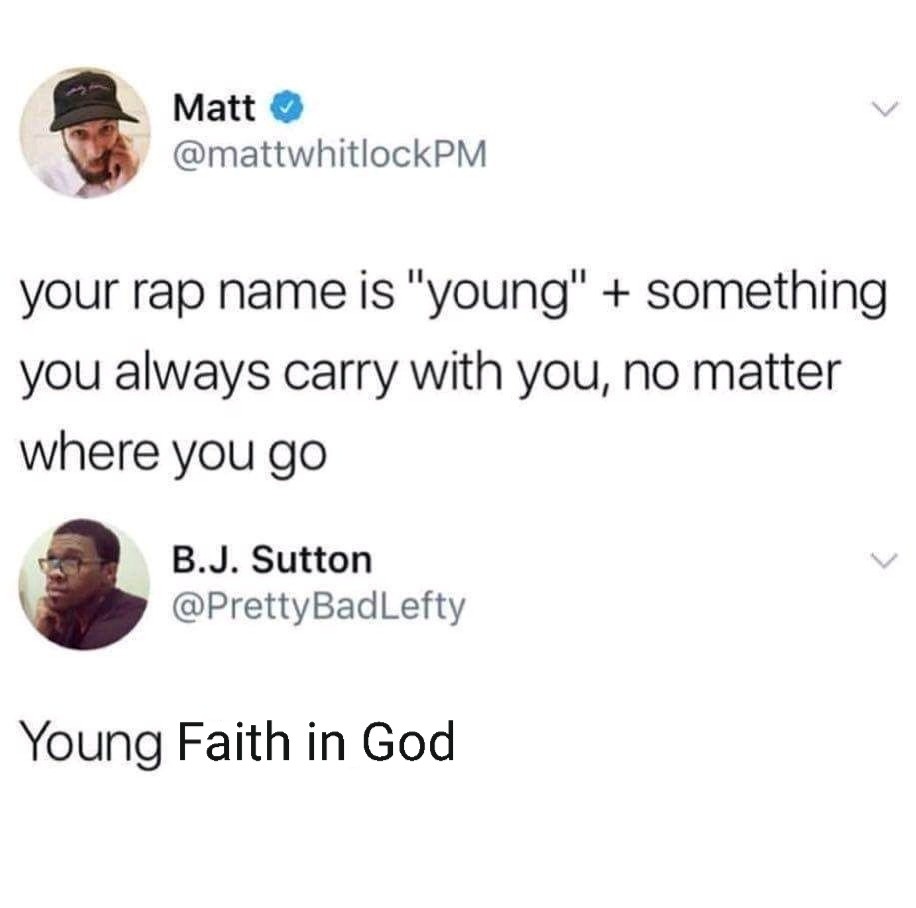 Insert Higher Power - meme