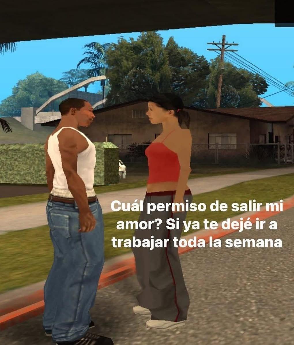 Qué permiso de salir? si ya fuiste a currar toda la semana - meme