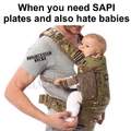 Babies do make great shields..