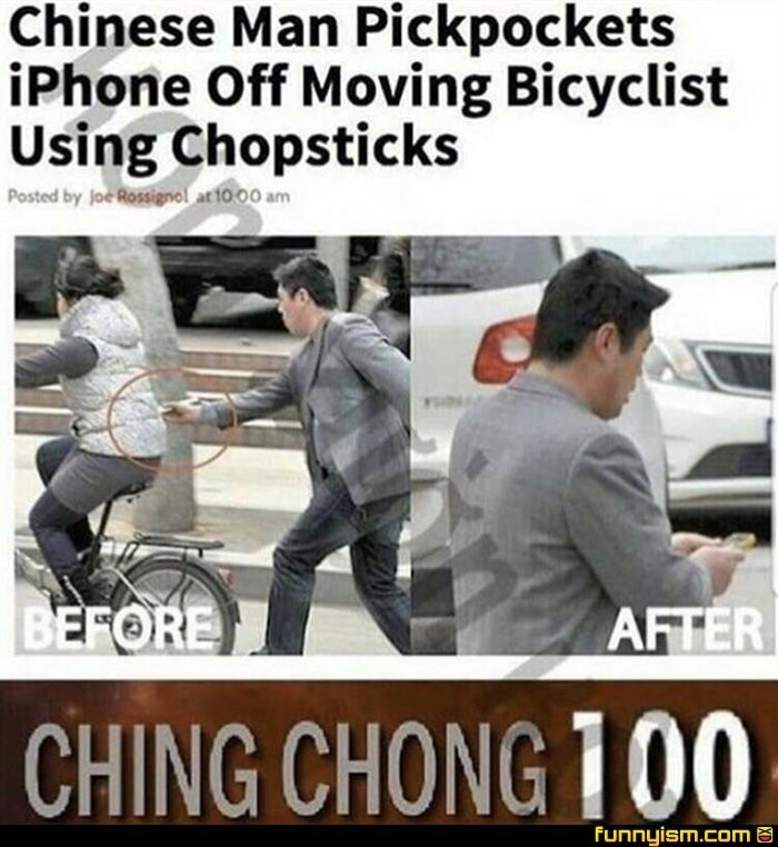Chopidi chop, you're smartphone got dropped - meme