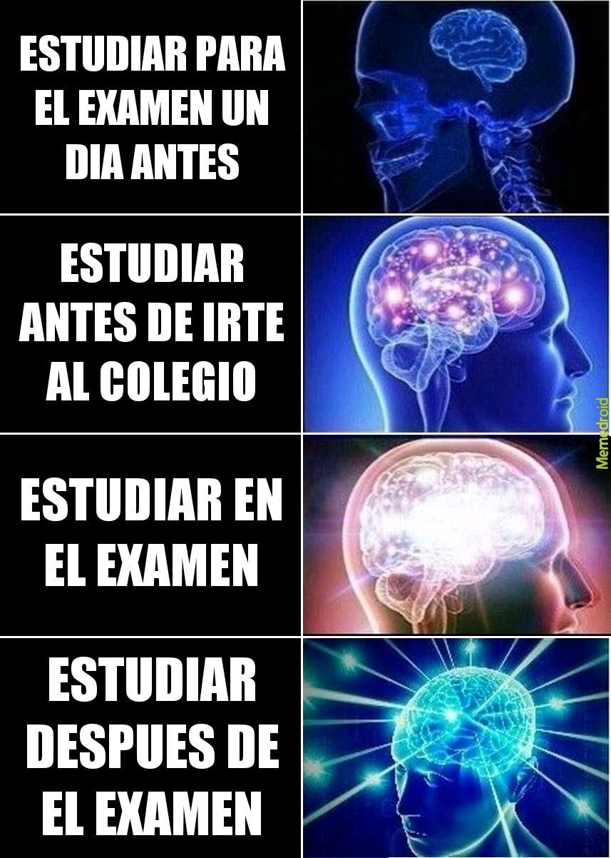EL EXAMEN - meme