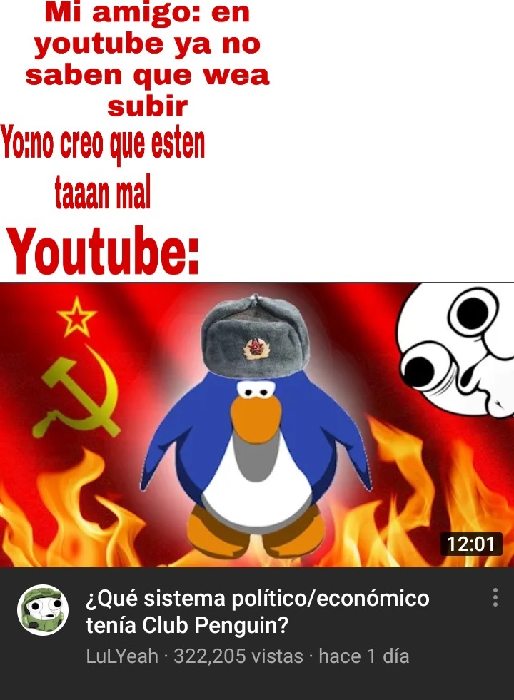 Comrade youtube - meme