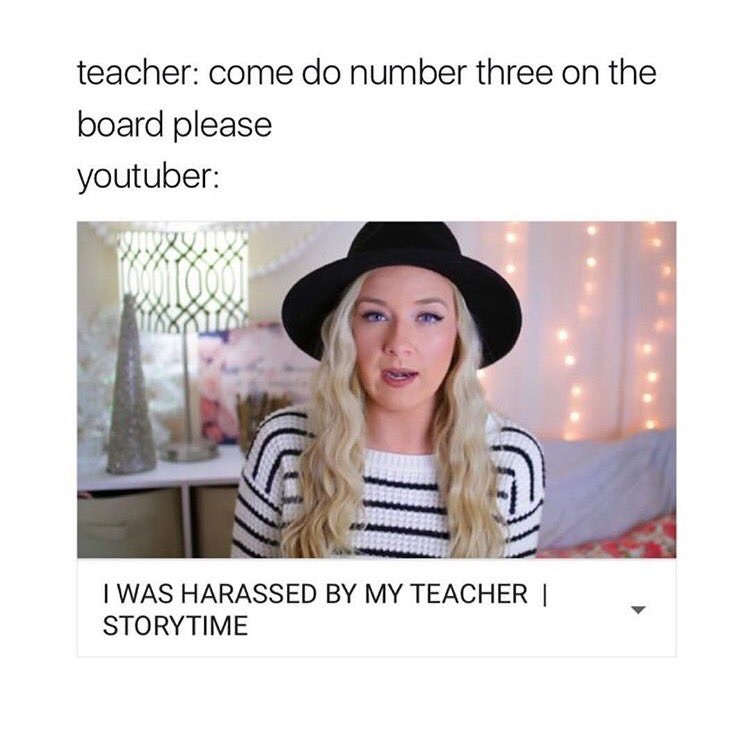I too have been harassed - meme