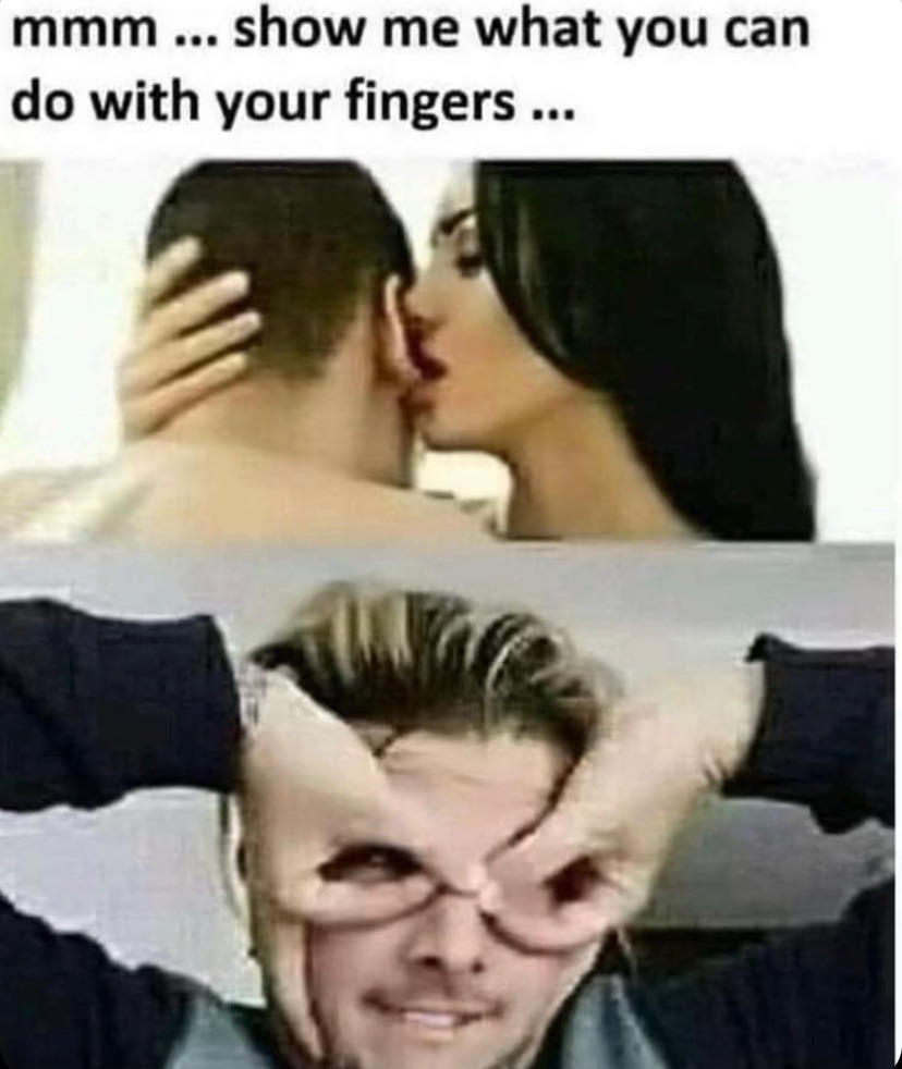 fingers - meme