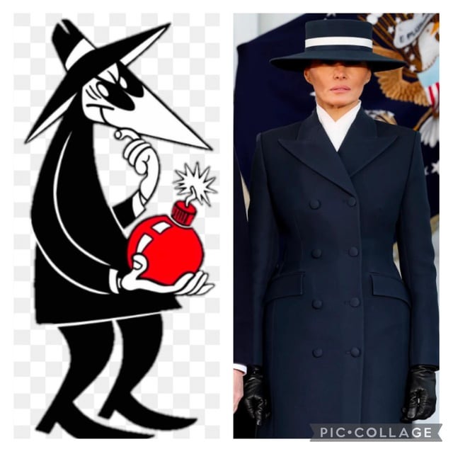 Melania Trump outift comparison - meme