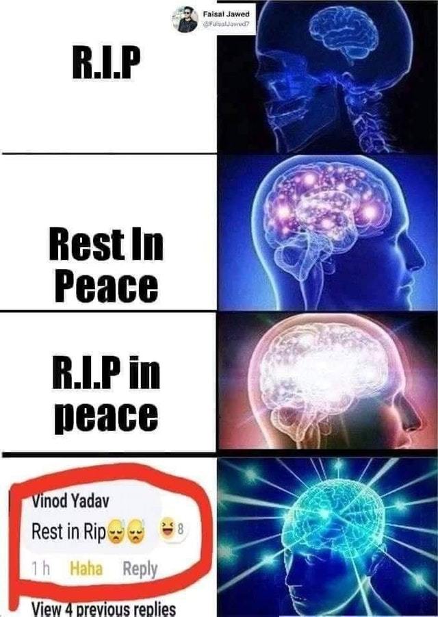 Rest in Rip - meme