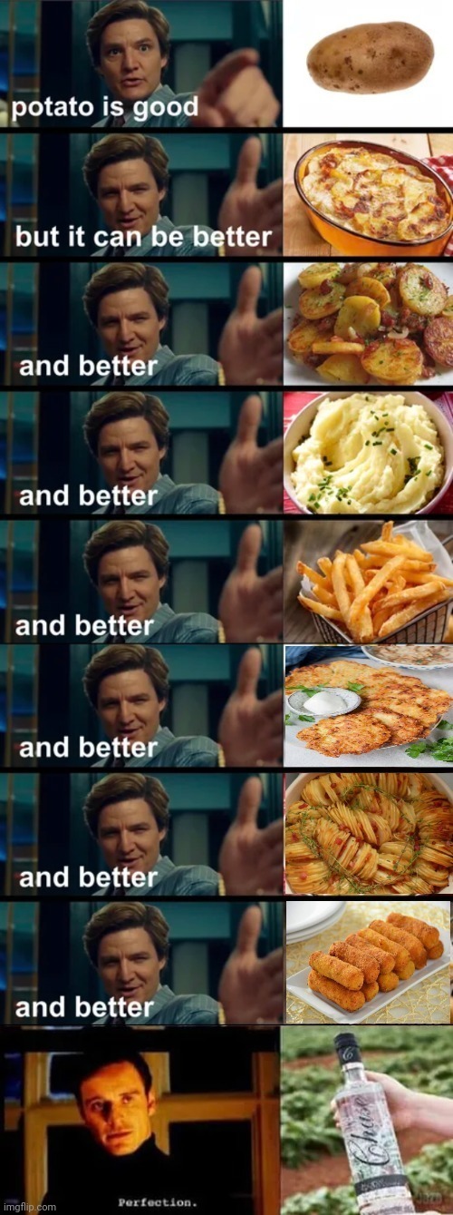 I dream of potatoes - meme