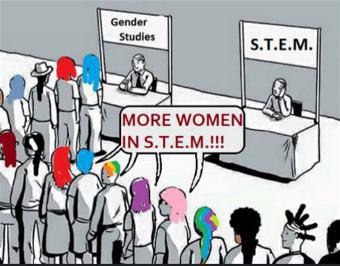 Need more women in STEM. - meme