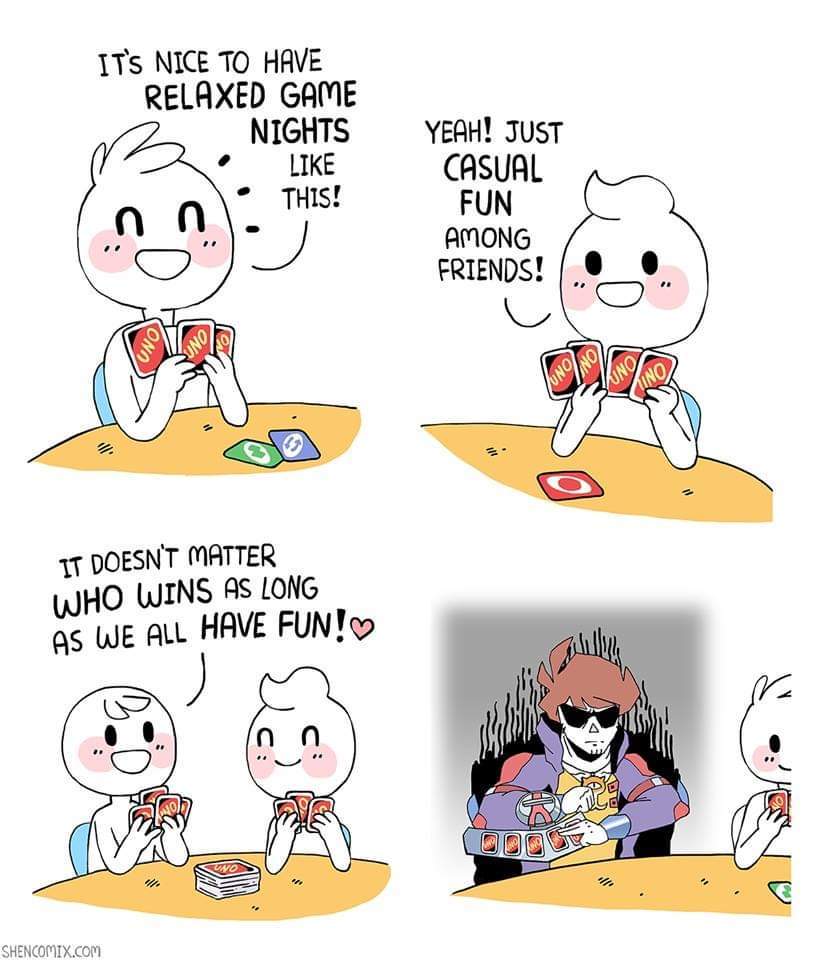 If Uno was an anime - meme