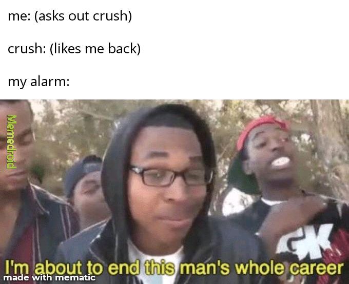 Damn alarm - meme