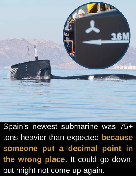 Spain's newest submarine - meme