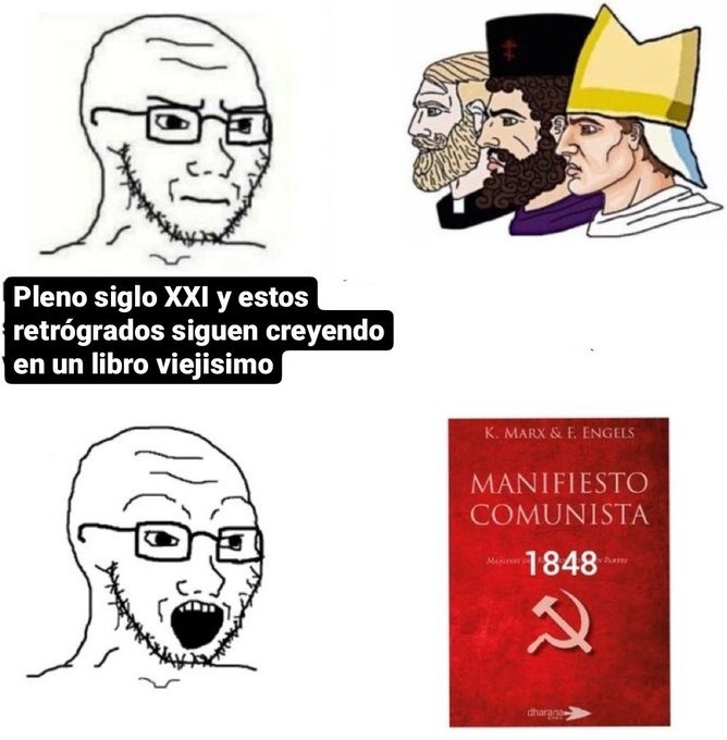 Comunista= opinion invalida - meme