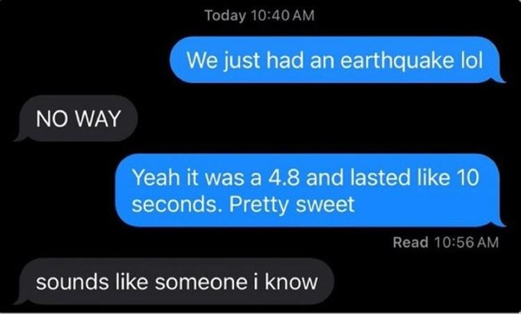 Earthquake - meme