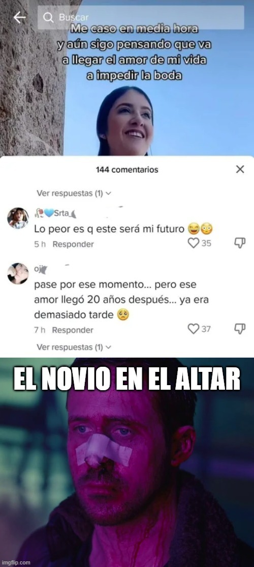 Meme de bodas triste